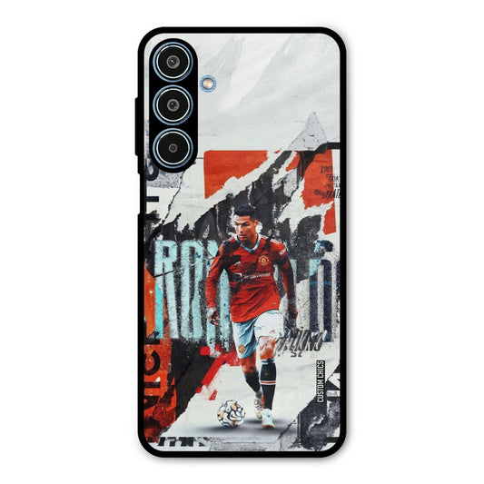 Ronaldo Paper Art Samsung Galaxy M35 5G Mobile Back Cover - Sports PrintShield Case