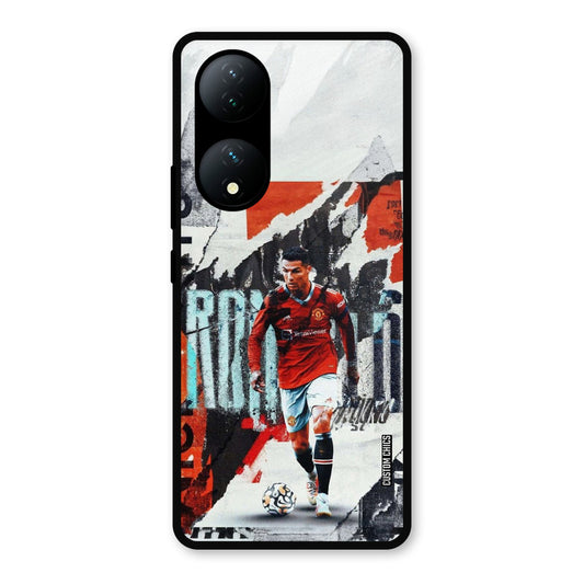 Ronaldo Paper Art Vivo Y100 Mobile Back Cover - Sports PrintShield Case