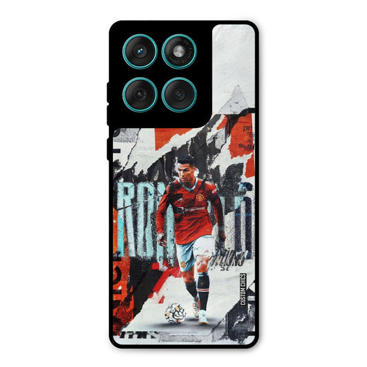 Ronaldo Paper Art Motorola Edge 60 Mobile Back Cover - Sports PrintShield Case