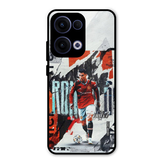 Ronaldo Paper Art Oppo Reno 13 5G Mobile Back Cover - Sports PrintShield Case