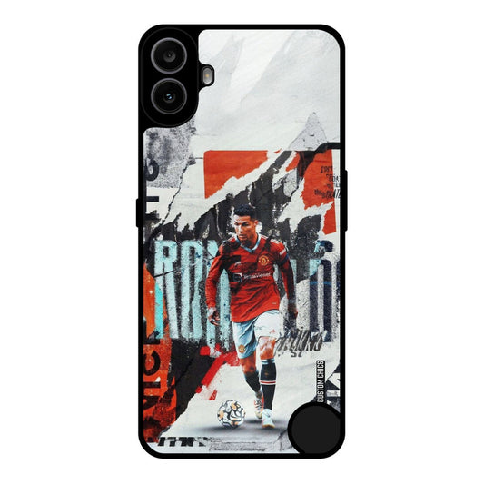 Ronaldo Paper Art Nothing CMF Phone 1 Mobile Back Cover - Sports PrintShield Case