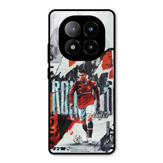 Ronaldo Paper Art Redmi Note 14 Pro Plus 5G Mobile Back Cover - Sports PrintShield Case