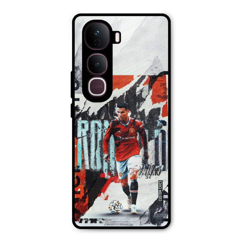 Ronaldo Paper Art Vivo Y400 Pro Mobile Back Cover - Sports PrintShield Case