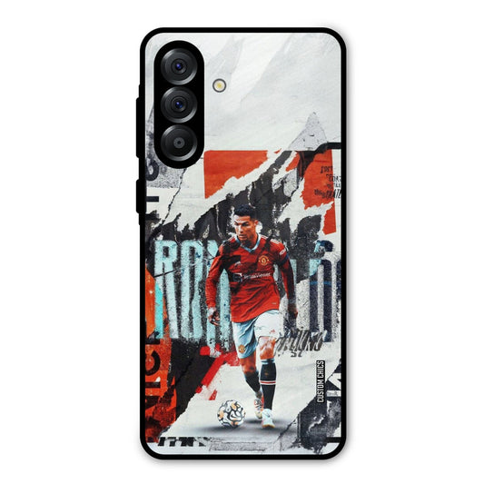 Ronaldo Paper Art Samsung Galaxy A36 Mobile Back Cover - Sports PrintShield Case