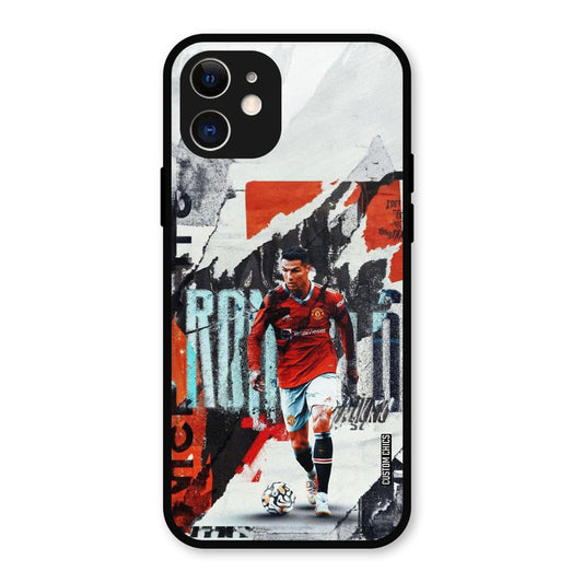 Ronaldo Paper Art  iPhone 12 Mobile Back Cover - Sports PrintShield Case