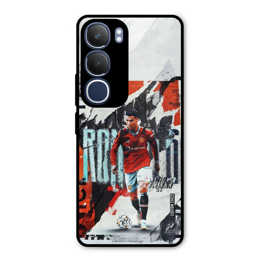 Ronaldo Paper Art Vivo Y29 Mobile Back Cover - Sports PrintShield Case