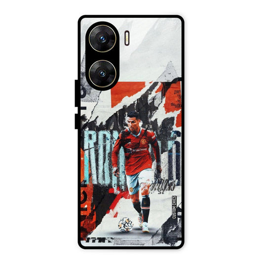Ronaldo Paper Art Vivo V29e Mobile Back Cover - Sports PrintShield Case