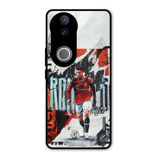Ronaldo Paper Art Vivo V50 Mobile Back Cover - Sports PrintShield Case
