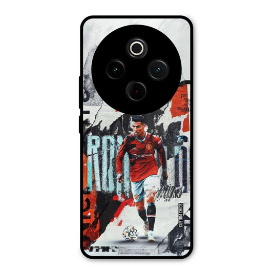 Ronaldo Paper Art iQoo Z10 Mobile Back Cover - Sports PrintShield Case