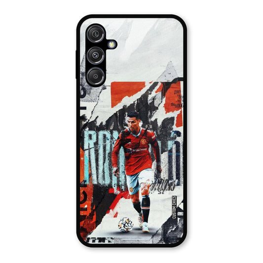 Ronaldo Paper Art Samsung Galaxy M34 5G Mobile Back Cover - Sports PrintShield Case