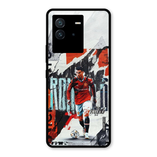 Ronaldo Paper Art iQoo Neo 6 Mobile Back Cover - Sports PrintShield Case