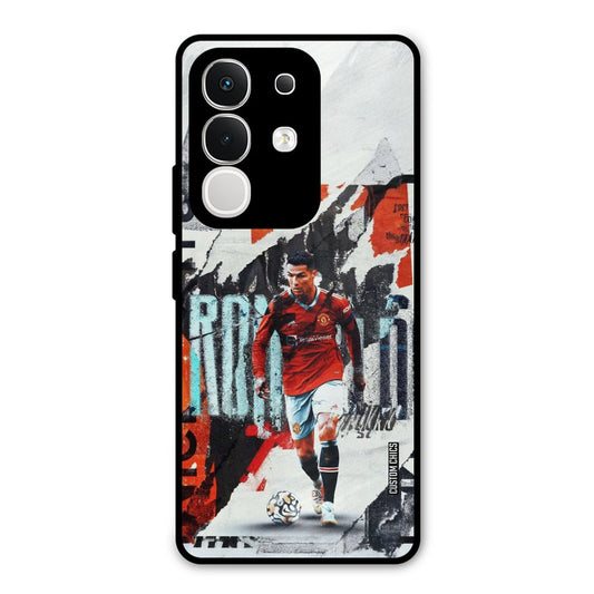 Ronaldo Paper Art Vivo T4x Mobile Back Cover - Sports PrintShield Case