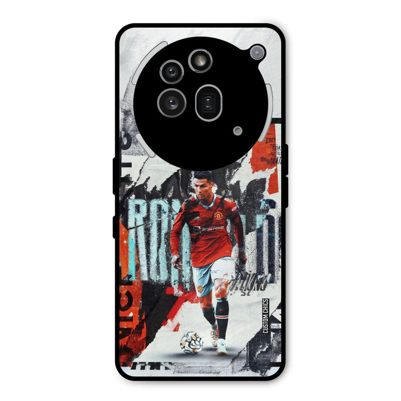 Ronaldo Paper Art Nothing Phone 3A Pro Mobile Back Cover - Sports PrintShield Case