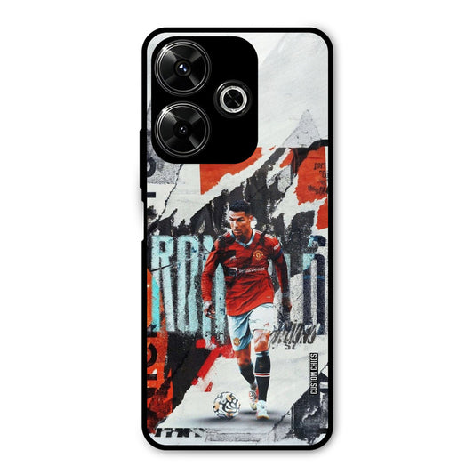 Ronaldo Paper Art Redmi 13 5G Mobile Back Cover - Sports PrintShield Case