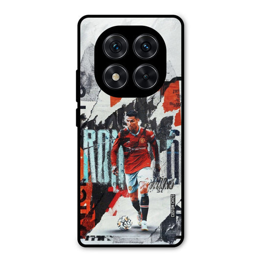 Ronaldo Paper Art Redmi Note 14 Pro Mobile Back Cover - Sports PrintShield Case