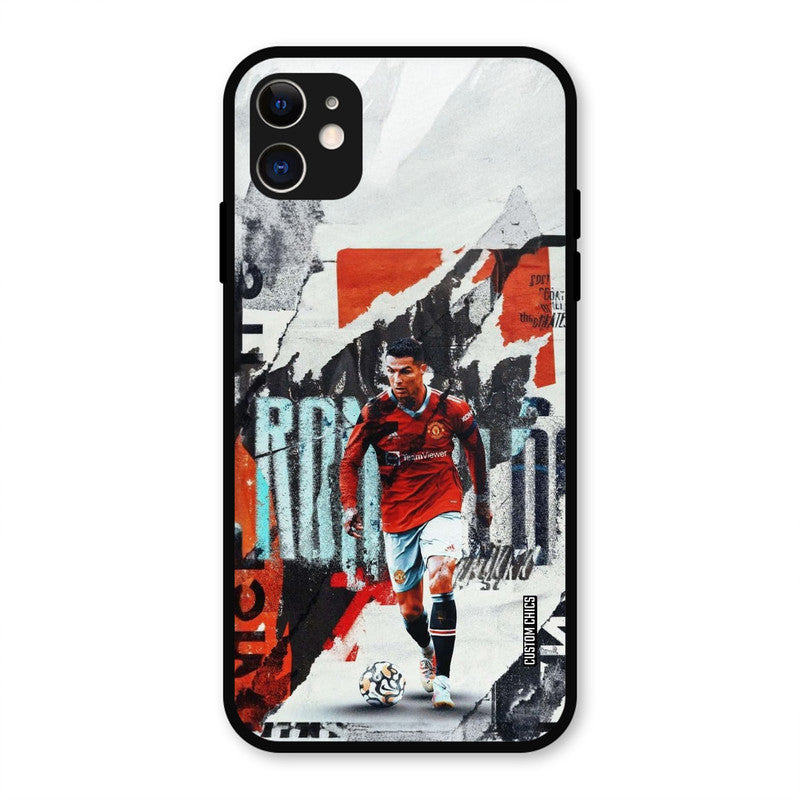 Ronaldo Paper Art  iPhone 11 Mobile Back Cover - Sports PrintShield Case
