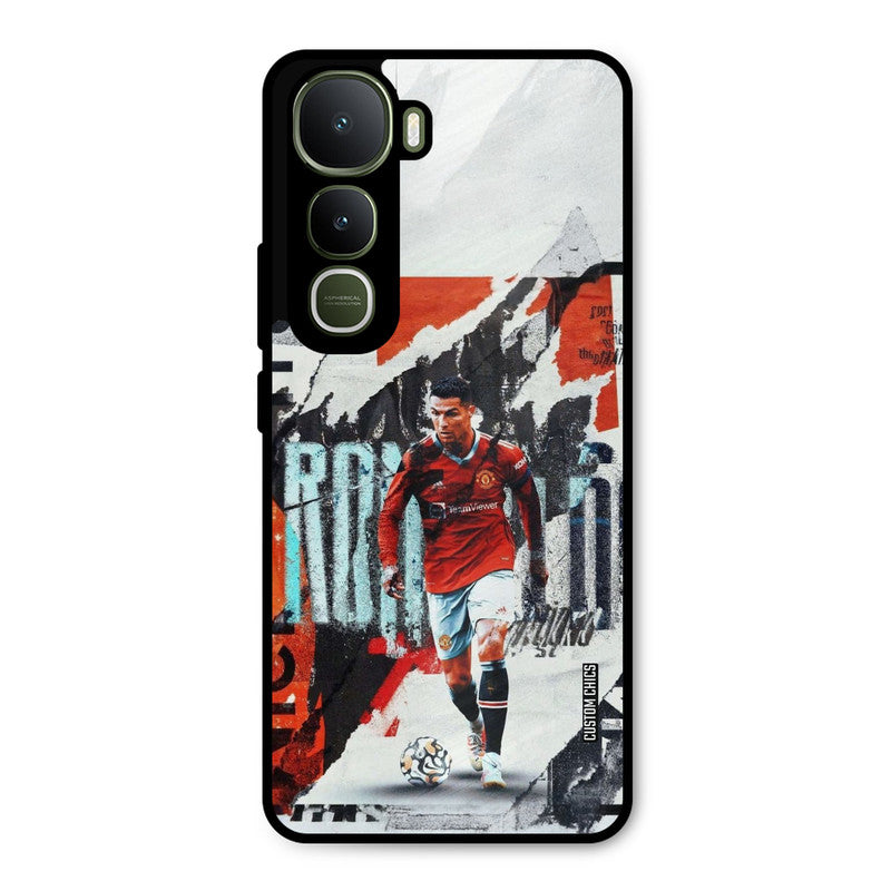 Ronaldo Paper Art Vivo Y400 Mobile Back Cover - Sports PrintShield Case
