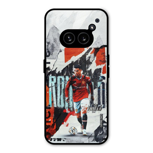 Ronaldo Paper Art Nothing Phone 2a Mobile Back Cover - Sports PrintShield Case