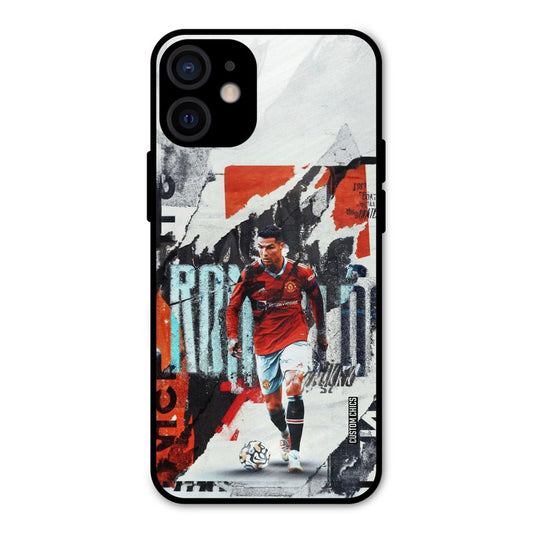 Ronaldo Paper Art iPhone 12 Mini Mobile Back Cover - Sports PrintShield Case