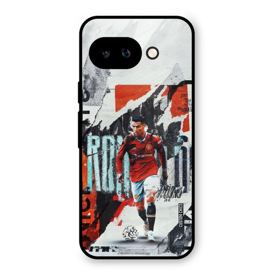 Ronaldo Paper Art Google Pixel 9A Mobile Back Cover - Sports PrintShield Case