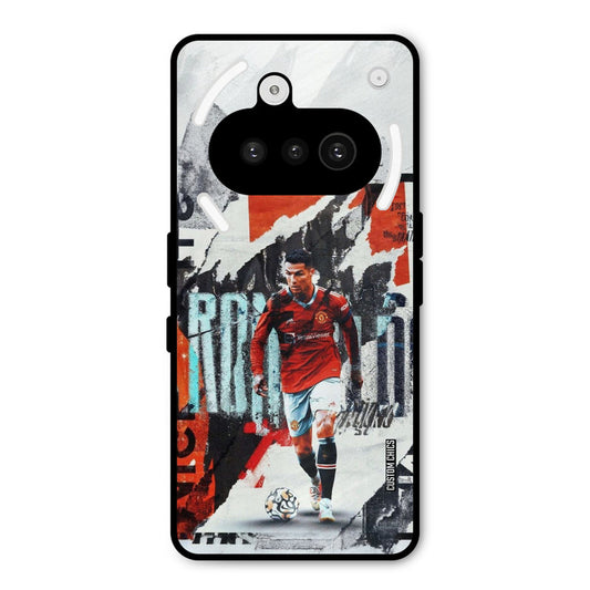 Ronaldo Paper Art Nothing Phone 3A Mobile Back Cover - Sports PrintShield Case