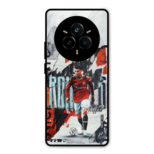 Ronaldo Paper Art Realme 14 Pro Mobile Back Cover - Sports PrintShield Case