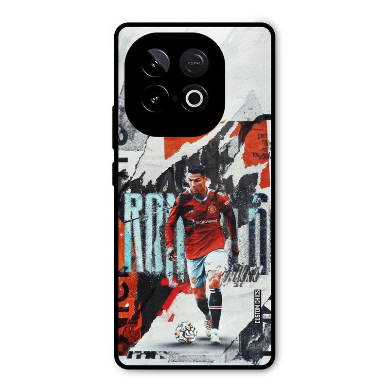 Ronaldo Paper Art iQOO Neo 10 Mobile Back Cover - Sports PrintShield Case