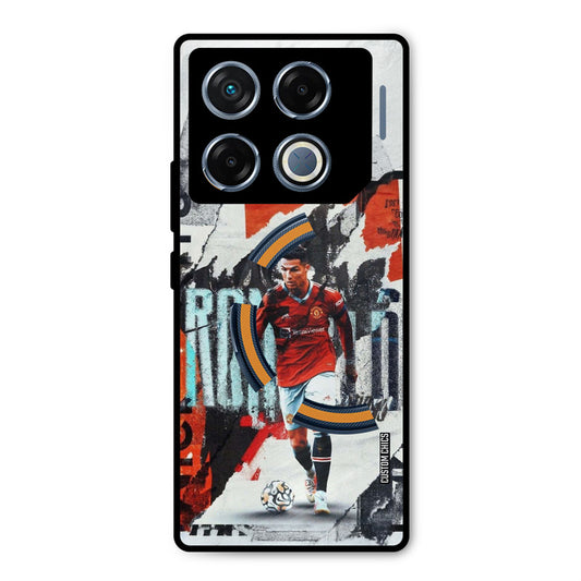 Ronaldo Paper Art Infinix GT 20 Pro Mobile Back Cover - Sports PrintShield Case