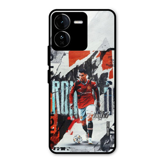 Ronaldo Paper Art iQOO Z9 Mobile Back Cover - Sports PrintShield Case