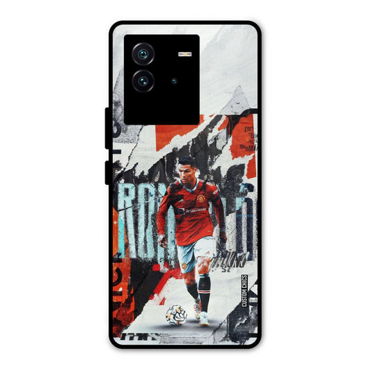 Ronaldo Paper Art iQOO Neo 6 5G Mobile Back Cover - Sports PrintShield Case
