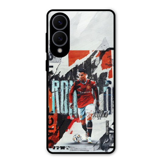 Ronaldo Paper Art Samsung Galaxy S25 Edge Mobile Back Cover - Sports PrintShield Case
