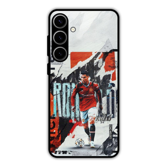 Ronaldo Paper Art Samsung Galaxy S24 Plus Mobile Back Cover - Sports PrintShield Case