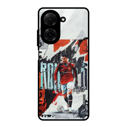 Ronaldo Paper Art Poco C71 Mobile Back Cover - Sports PrintShield Case