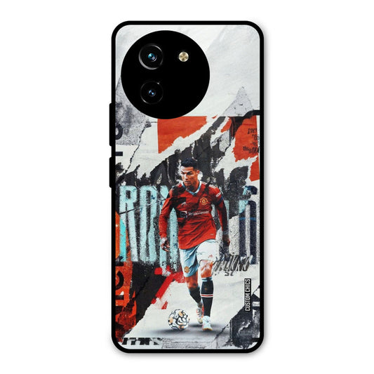 Ronaldo Paper Art Vivo Y200i Mobile Back Cover - Sports PrintShield Case