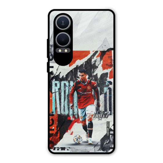 Ronaldo Paper Art Oneplus Nord CE4 Lite Mobile Back Cover - Sports PrintShield Case