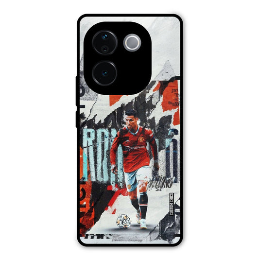 Ronaldo Paper Art Vivo T3 Pro Mobile Back Cover - Sports PrintShield Case