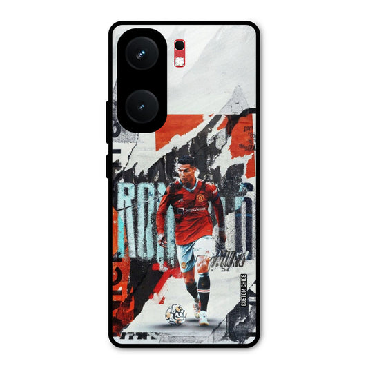 Ronaldo Paper Art iQOO Neo 9 Pro Mobile Back Cover - Sports PrintShield Case