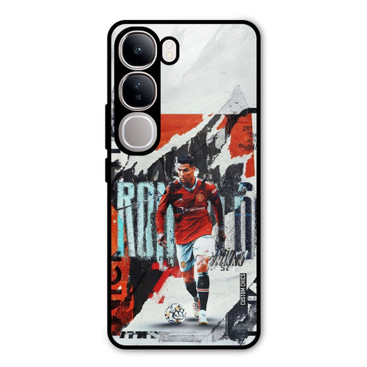Ronaldo Paper Art Vivo Y300 Mobile Back Cover - Sports PrintShield Case