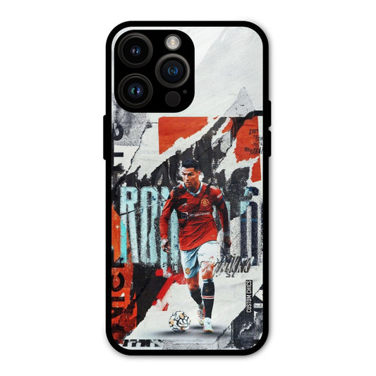 Ronaldo Paper Art  iPhone 14 Pro Max Mobile Back Cover - Sports PrintShield Case