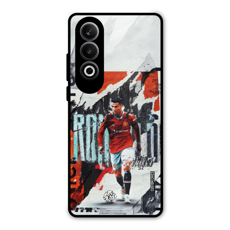 Ronaldo Paper Art OnePlus Nord CE4 Mobile Back Cover - Sports PrintShield Case