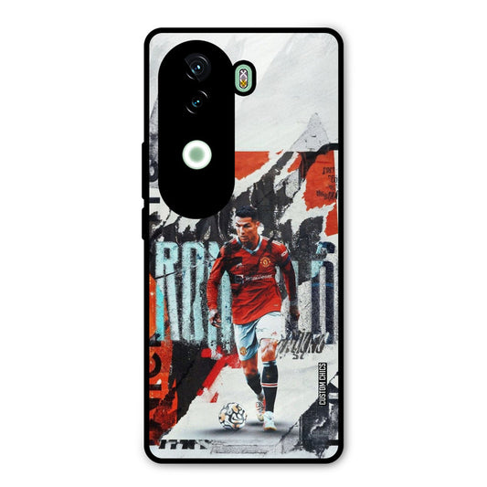 Ronaldo Paper Art Vivo V40e Mobile Back Cover - Sports PrintShield Case