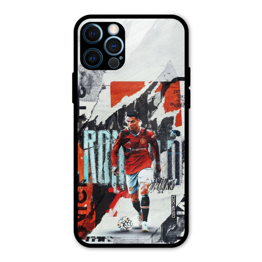 Ronaldo Paper Art  iPhone 12 Pro Mobile Back Cover - Sports PrintShield Case