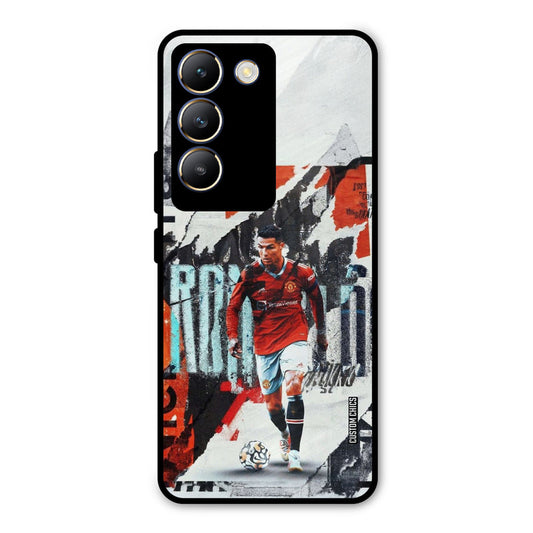 Ronaldo Paper Art Vivo Y200e Mobile Back Cover - Sports PrintShield Case