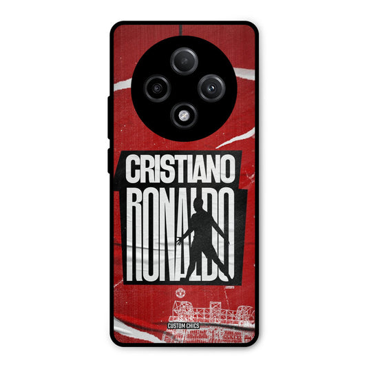 Ronaldo Red Paper Art Oppo F27 Pro Plus 5G Mobile Back Cover - Sports PrintShield Case