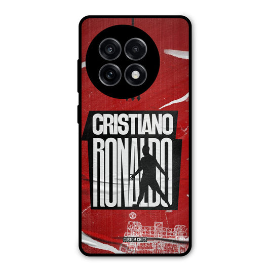 Ronaldo Red Paper Art OnePlus 13R Mobile Back Cover - Sports PrintShield Case