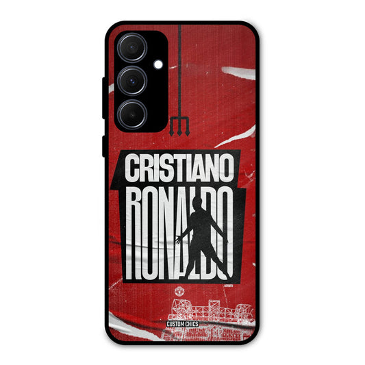 Ronaldo Red Paper Art Samsung Galaxy A35 5G Mobile Back Cover - Sports PrintShield Case