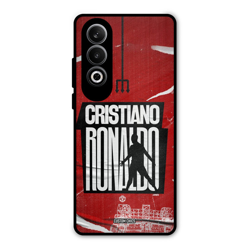 Ronaldo Red Paper Art OnePlus Nord CE4 Mobile Back Cover - Sports PrintShield Case