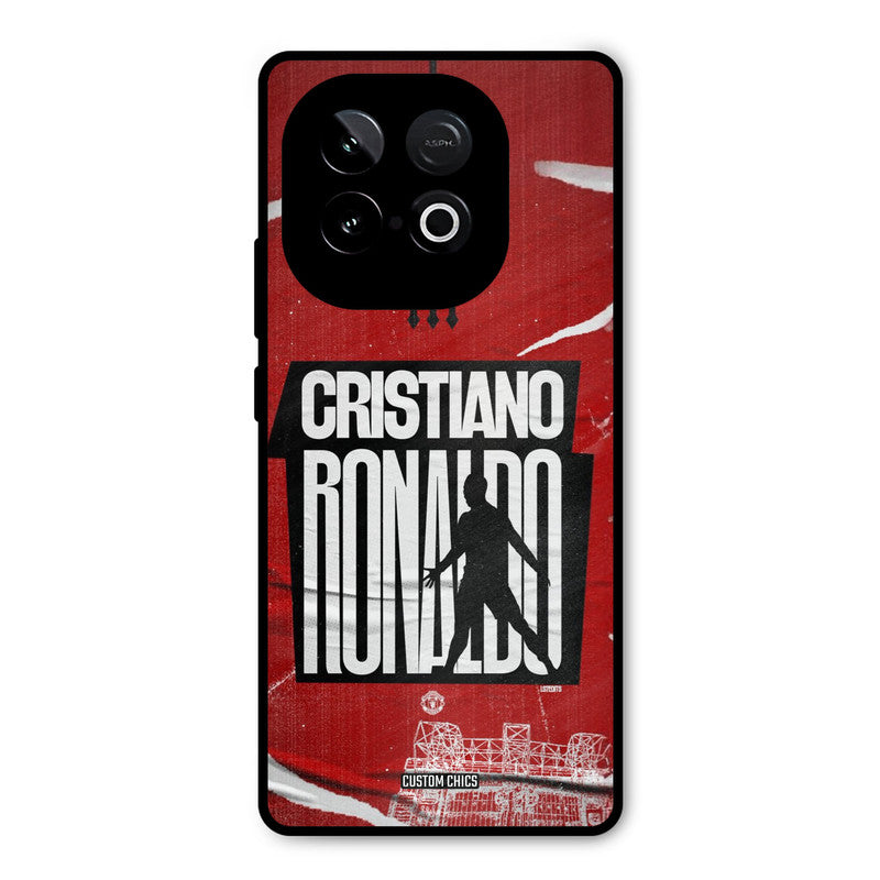 Ronaldo Red Paper Art iQOO Neo 10 Mobile Back Cover - Sports PrintShield Case