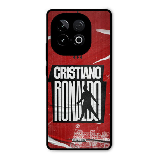 Ronaldo Red Paper Art iQOO Neo 10 Mobile Back Cover - Sports PrintShield Case