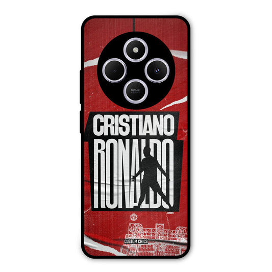 Ronaldo Red Paper Art Poco M7 Mobile Back Cover - Sports PrintShield Case